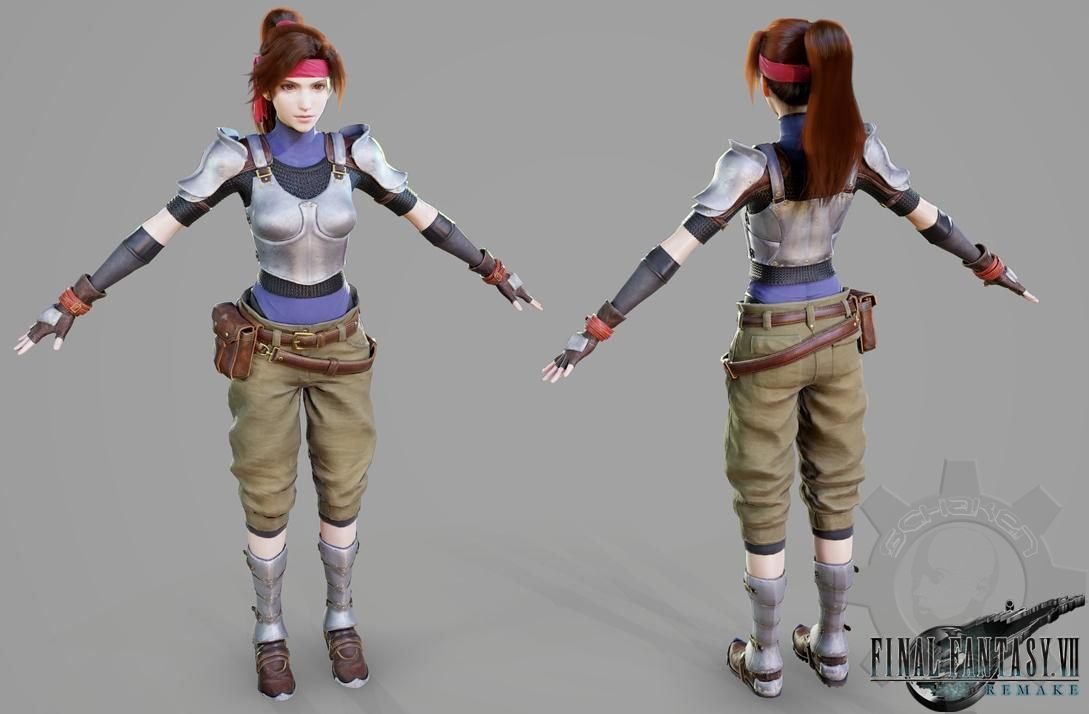 Final Fantasy VII Remake Jessie - Modders Resources - Schaken-Mods