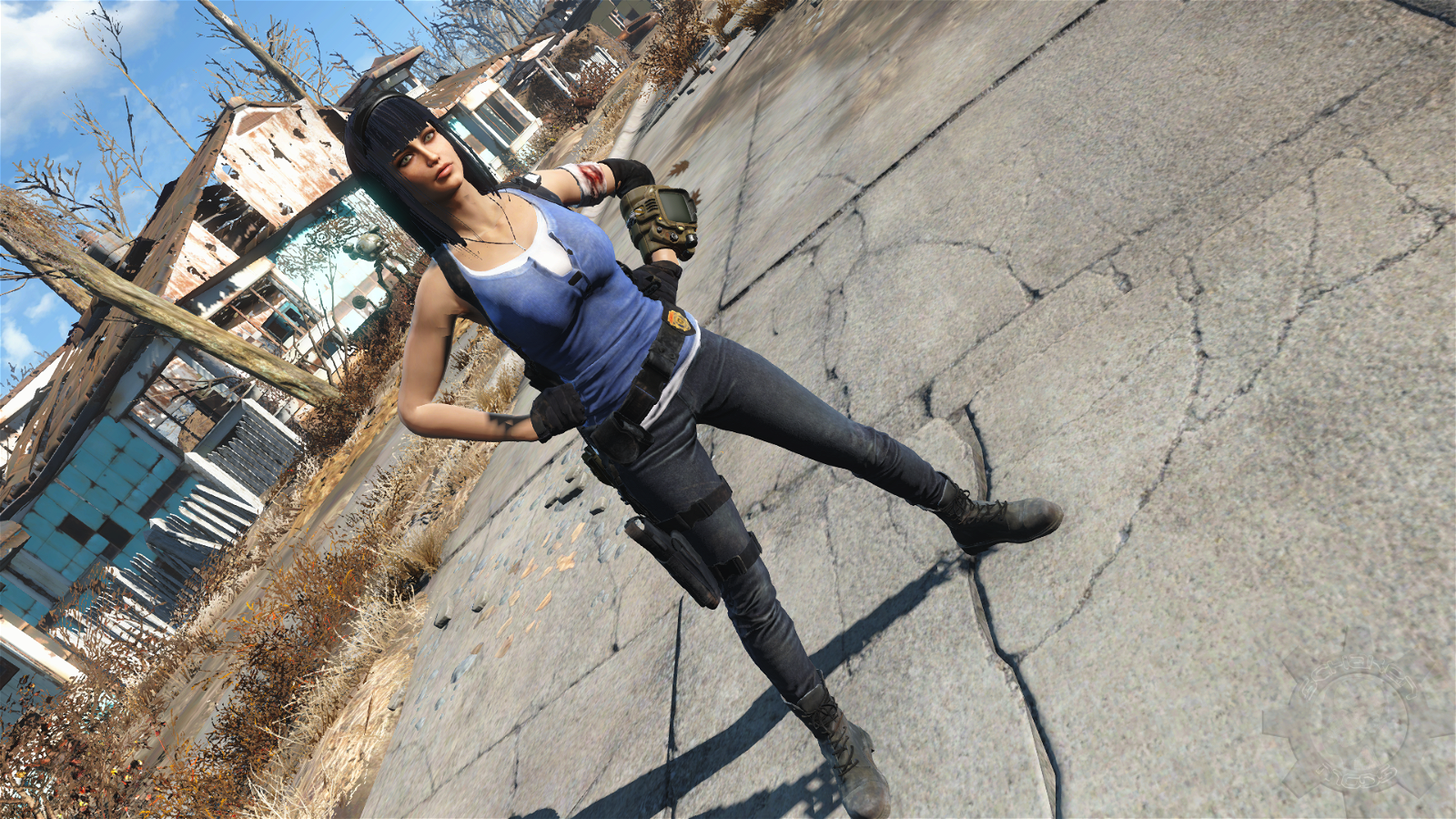 Jill Valentine Outfit (HUF/MAF) with Gun Skill ALL RACES file